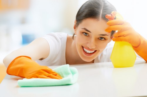 Commercial cleaners in Notting Hill servicing an office space