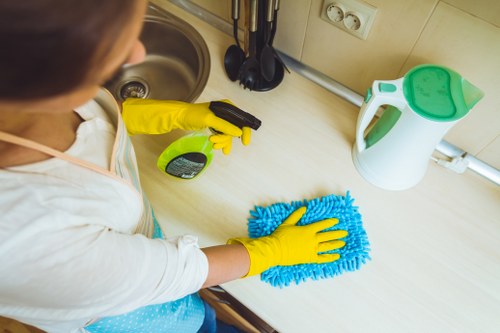Professional carpet cleaning in a Nottinghill home