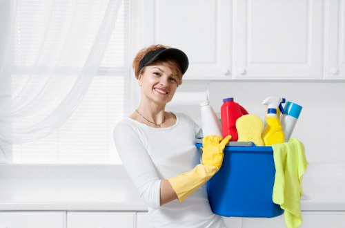 Professional office cleaning tasks in a Nottinghill business environment