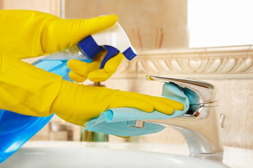 Local oven cleaning service in Nottinghill removing baked-on grime