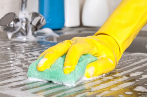 Detailed post-build cleaning in a modern Nottinghill property