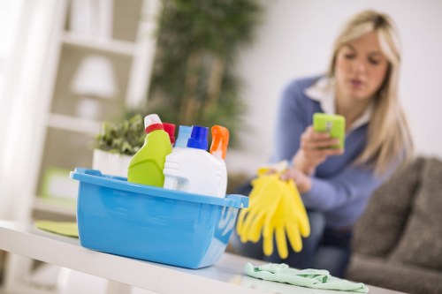 A spotless and welcoming Notting Hill property after cleaning
