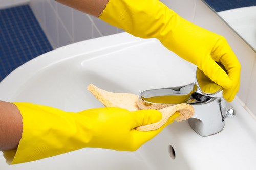 Waste handling and disposal compliance during cleaning